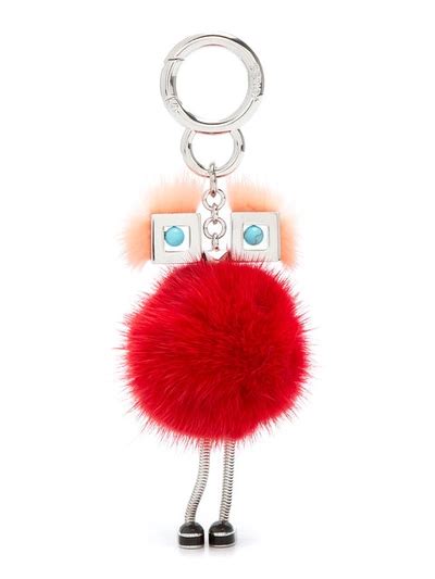 fendi chick mink fur bag charm|Mink Fendi Bag charms for Women .